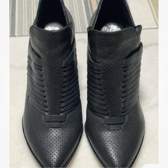 Vince Camuto Shoes - Vince Camuto Black Textured Ankle Booties